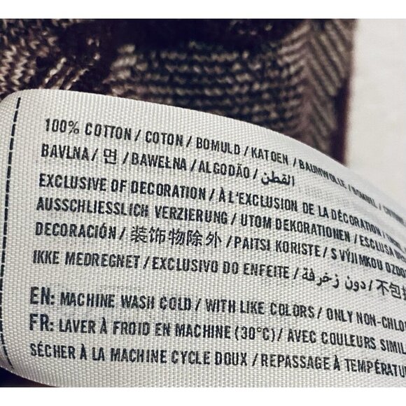 Abercrombie and Fitch Cocoon Cardigan Sweater Womens Large Maroon Damask Slouchy - Picture 5 of 6